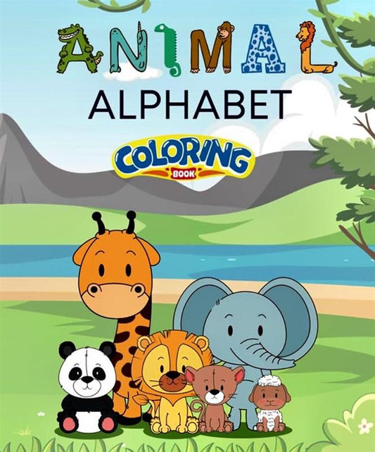 Animal Alphabet Coloring Book