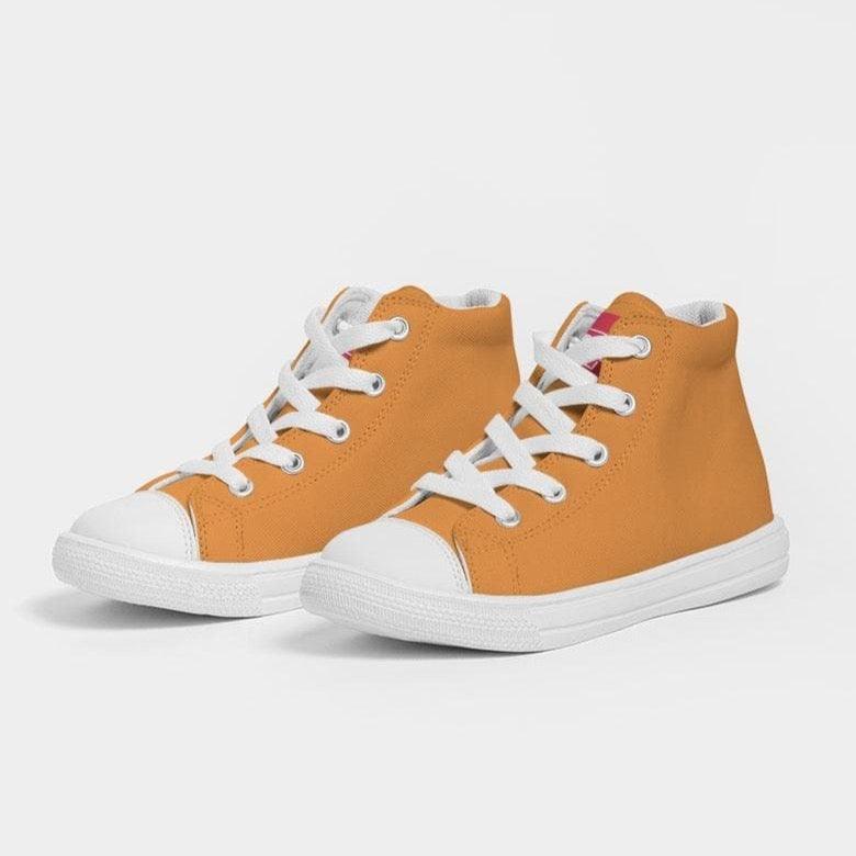 Boys Hightop Shoe - Runners Yellow - One4Boys