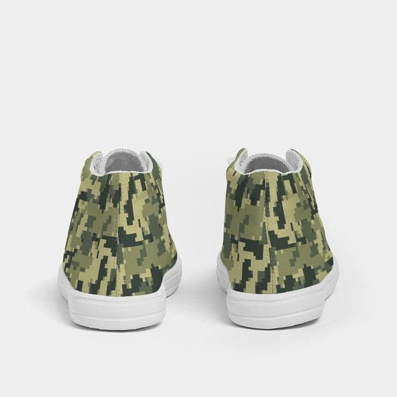 Boys Hightop Shoe - Tactical Green - One4Boys