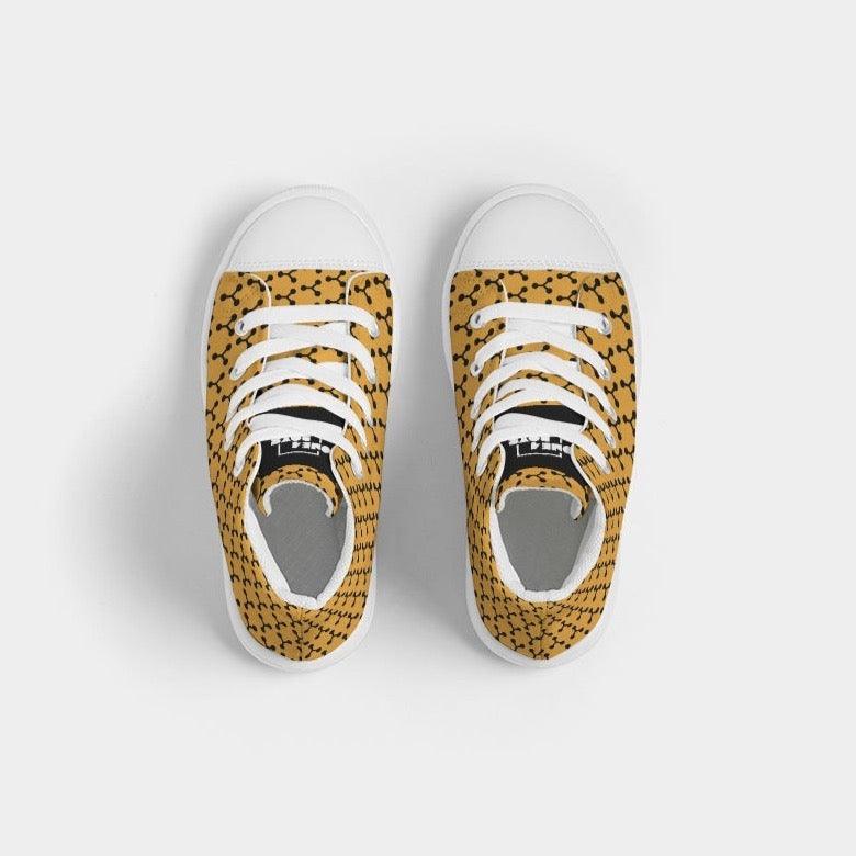 Boys Hightop Shoe - Cavas Yellow - One4Boys