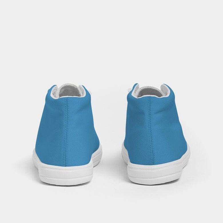 Boys Hightop Shoe - Trainers Blue - One4Boys