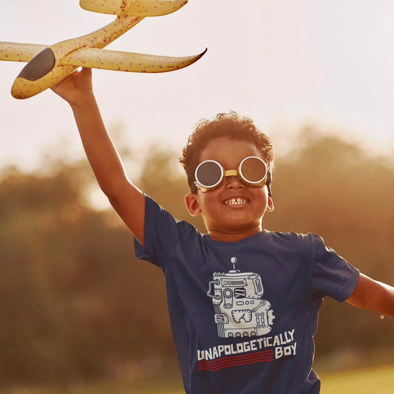 Unapologetically Boy toddler jersey tee - One4Boys