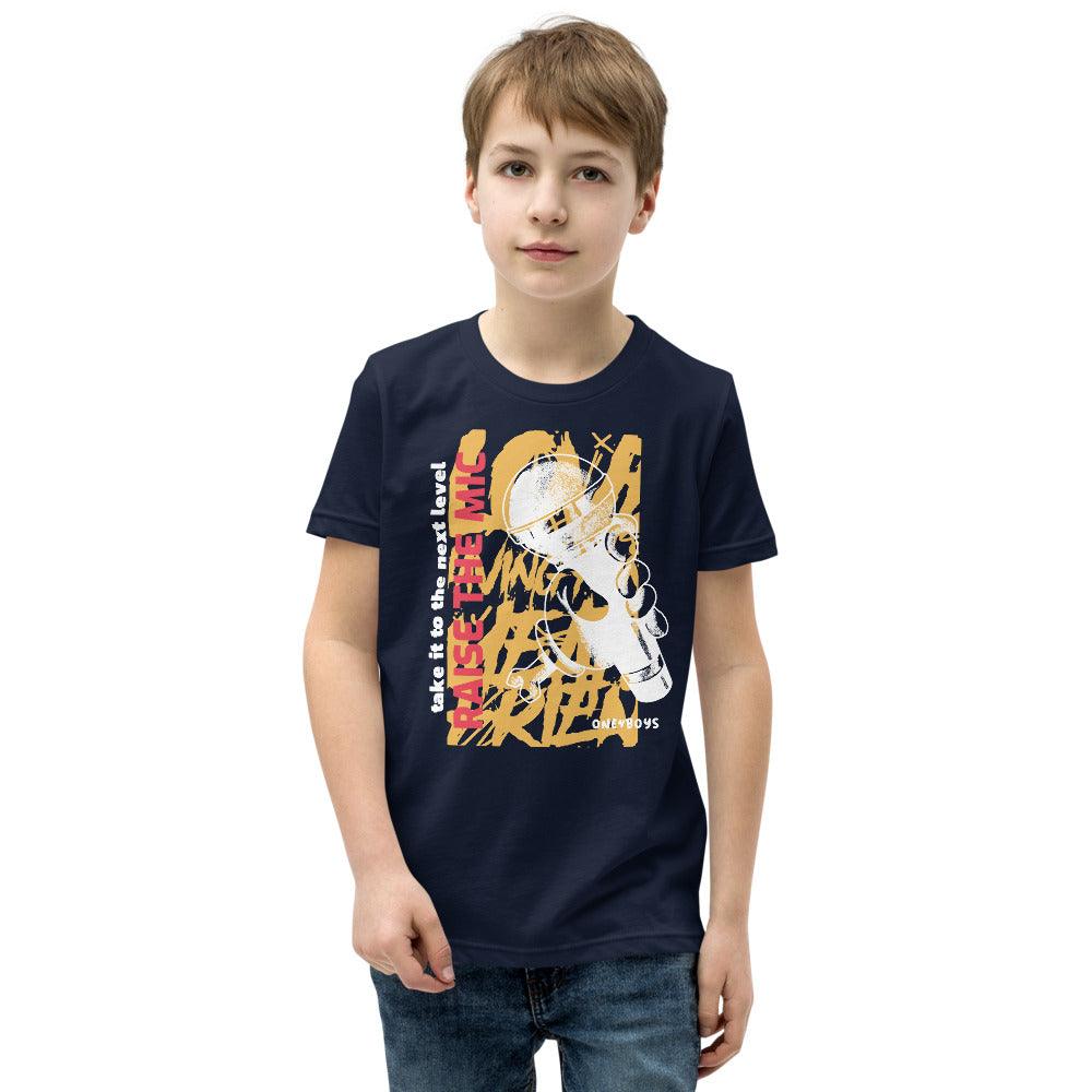 Boys t-shirt Raise the Mic - One4Boys